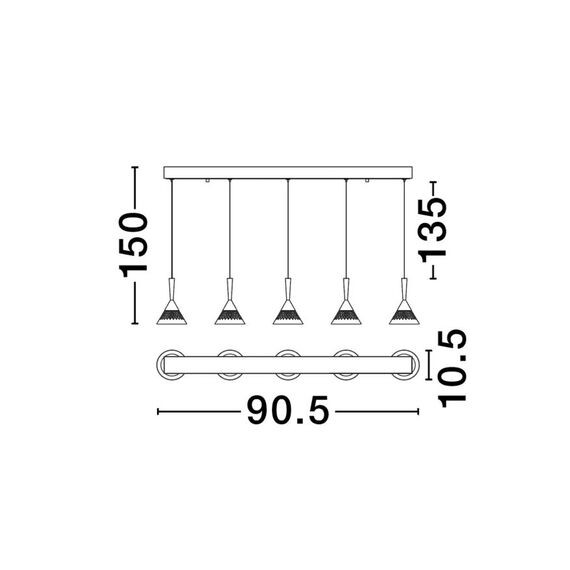 LED Полилей PALUZ 9186964 NovaLuce 30W 3000K | Osvetlenieto.bg