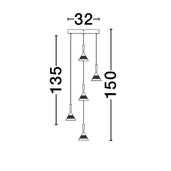 LED Полилей PALUZ 9186965 NovaLuce 30W 3000K | Osvetlenieto.bg
