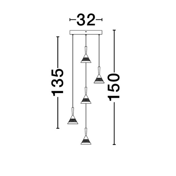 LED Полилей PALUZ 9186965 NovaLuce 30W 3000K | Osvetlenieto.bg