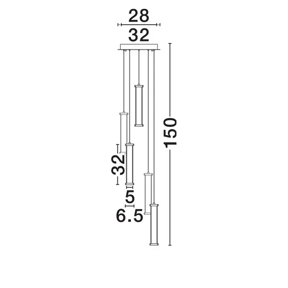 LED Полилей PHEME 9214138 NovaLuce 21W 3000K | Osvetlenieto.bg