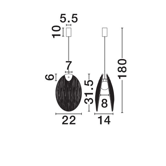LED Полилей SHELINA 9333220 NovaLuce 4W 3000K | Osvetlenieto.bg