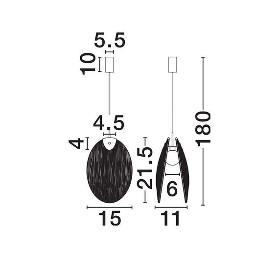 LED Полилей SHELINA 9333221 NovaLuce 2W 3000K | Osvetlenieto.bg