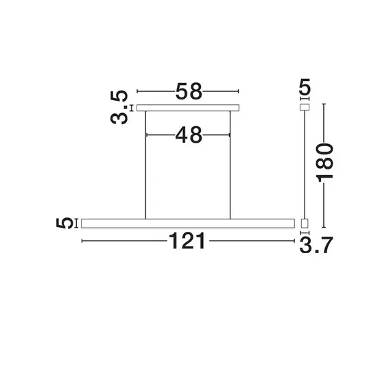LED Полилей VALLEY 9333227 NovaLuce 33W 3000K Triac Dimmable | Osvetlenieto.bg