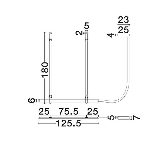 LED Полилей VALLEY 9333228 NovaLuce 25W 3000K Triac Dimmable | Osvetlenieto.bg