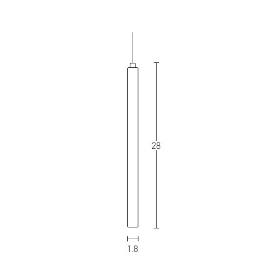 LED Полилей Zambelis 17009  PENDANT LED 3W 2700K ALUMINIUM BLACK | Osvetlenieto.bg