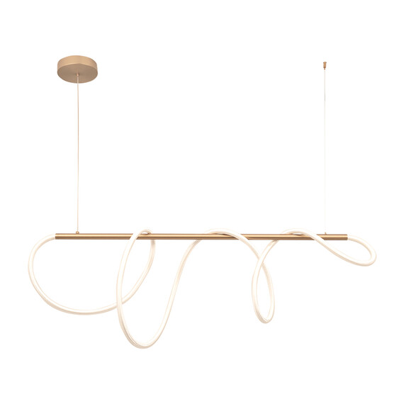 LED Полилей ZAMBELIS 19254 PENDANT LIGHT GOLD MAT 60W 3000K | Osvetlenieto.bg