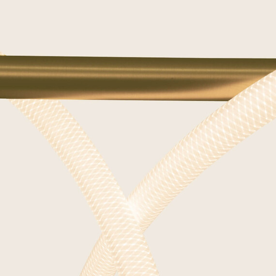 LED Полилей ZAMBELIS 19254 PENDANT LIGHT GOLD MAT 60W 3000K | Osvetlenieto.bg