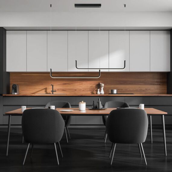 LED Полилей Zambelis 22010 PENDANT LED LIGHT 40W 3000K ALUMINIUM-SILICONE BLACK MATT | Osvetlenieto.bg