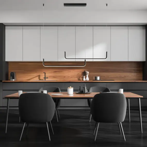 LED Полилей Zambelis 22010 PENDANT LED LIGHT 40W 3000K ALUMINIUM-SILICONE BLACK MATT | Osvetlenieto.bg