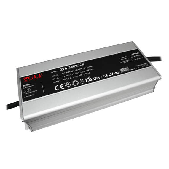 LED захранване 350W 24V GLP IP67 GV6-350B024 | Osvetlenieto.bg