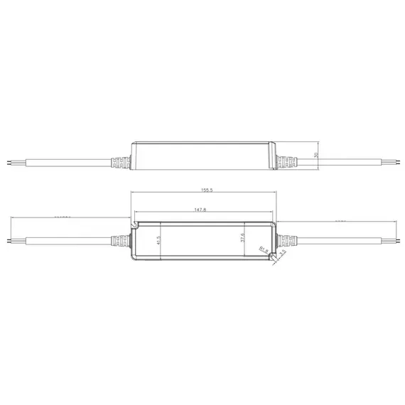 LED Захранване GLP 60W 48V/1.25A GPVP-60-48-VSP IP67 | Osvetlenieto.bg