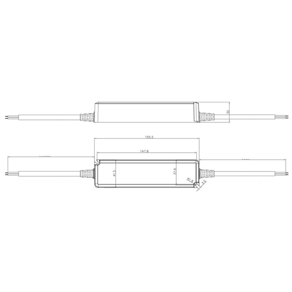 LED Захранване GLP 60W 48V/1.25A GPVP-60-48-VSP IP67 | Osvetlenieto.bg