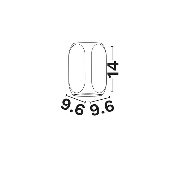 Луна за открит монтаж Cubi 9011514 NovaLuce 1xGU10 | Osvetlenieto.bg