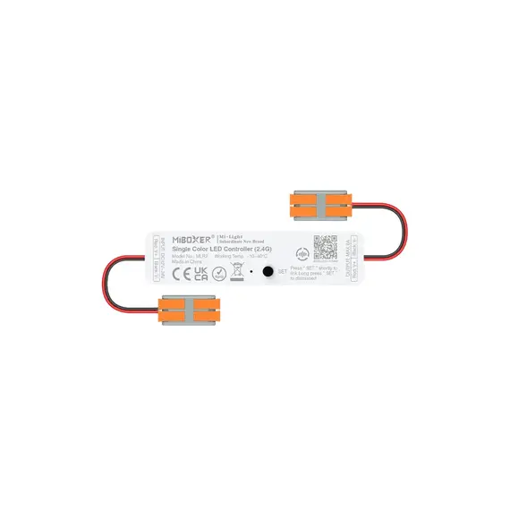 MiBoxer мини димер/контролер за едноцветни LED ленти 2.4GHz 12-24VDC 6A | Osvetlenieto.bg