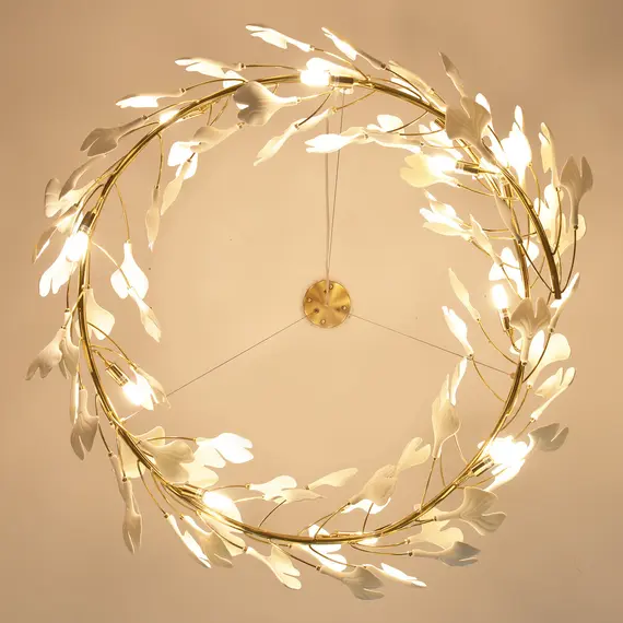 Полилей BOTANIKA gold white 80 cm XY080P-80 8xG9 | Osvetlenieto.bg