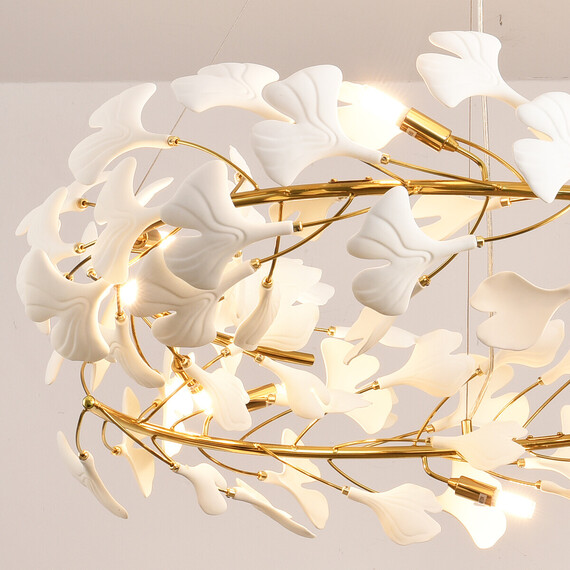 Полилей BOTANIKA gold white 80 cm XY080P-80 8xG9 | Osvetlenieto.bg