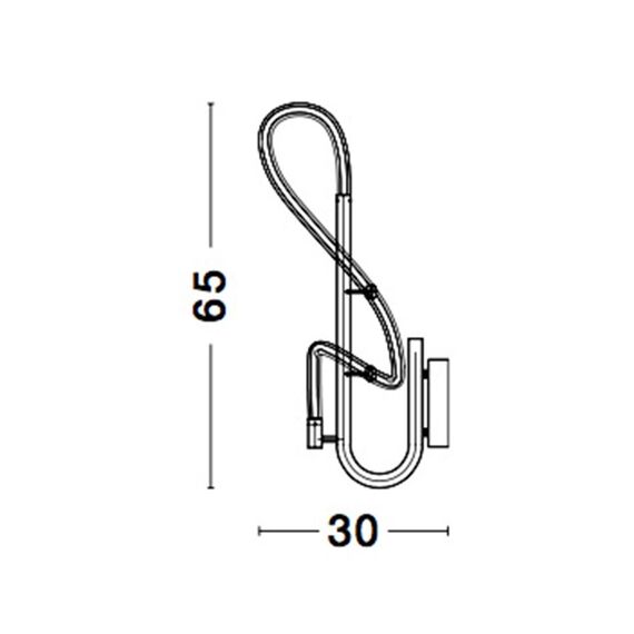 LED Аплик CERELIA 9082095 NovaLuce 17.7W 3000K | Osvetlenieto.bg