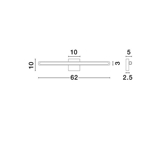 LED Аплик LIOS 9088110 NovaLuce 8W 3000K | Osvetlenieto.bg