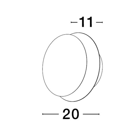 LED Аплик SHELL 9695247 NovaLuce 7W 3000K | Osvetlenieto.bg