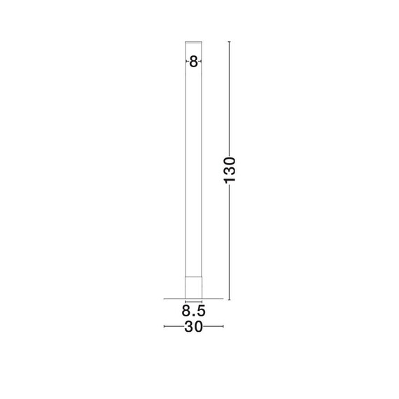 LED Лампион GLOVIA 9088205 NovaLuce 19W 2700K-3000K Touch Dimmable | Osvetlenieto.bg