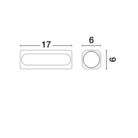 LED Луна за открит монтаж ELLI 9088112 NovaLuce 11W 3000K | Osvetlenieto.bg