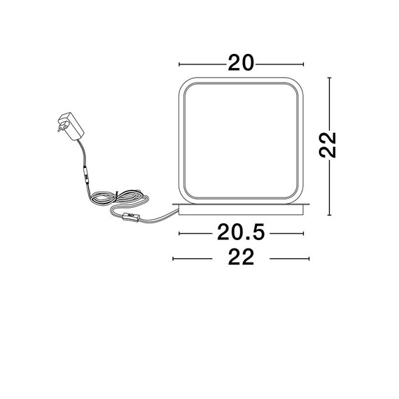 LED Настолна лампа IMAR 9001104 NovaLuce 13W 3200K | Osvetlenieto.bg