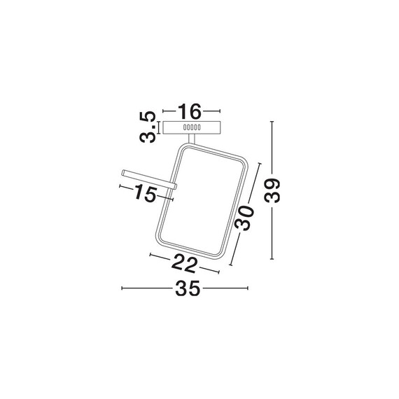 LED Плафон IMAR 9001106 NovaLuce 30W 3200K | Osvetlenieto.bg