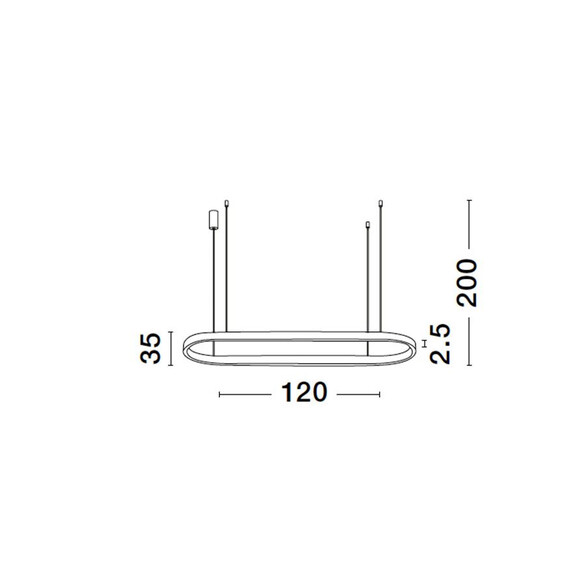 LED Полилей CUPPE 9345624 NovaLuce 58W 3000K | Osvetlenieto.bg