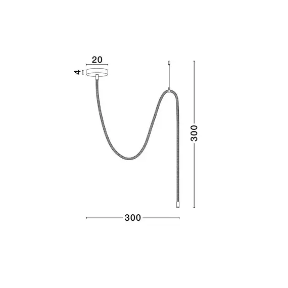 LED Полилей ILANE 9780103 NovaLuce 32W 3000K | Osvetlenieto.bg