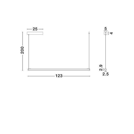 LED Полилей LIOS 9088111 NovaLuce 28W 3000K | Osvetlenieto.bg