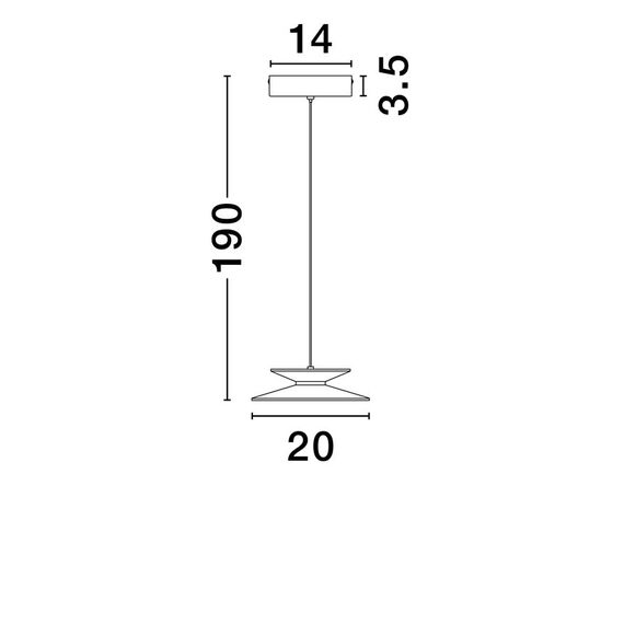 LED Полилей MORFI 9416949 NovaLuce 5W 3000K | Osvetlenieto.bg