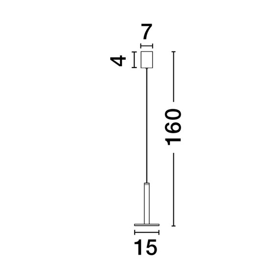 LED Полилей PALENCIA 9695227 NovaLuce 11W 3000K | Osvetlenieto.bg