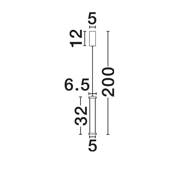 LED Полилей PHEME 9214146 NovaLuce 6W 3000K | Osvetlenieto.bg
