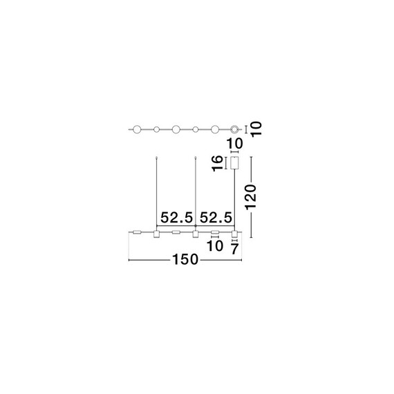 LED Полилей RIAZ 9130651 NovaLuce 29W CCT 2700-3000-4000K | Osvetlenieto.bg