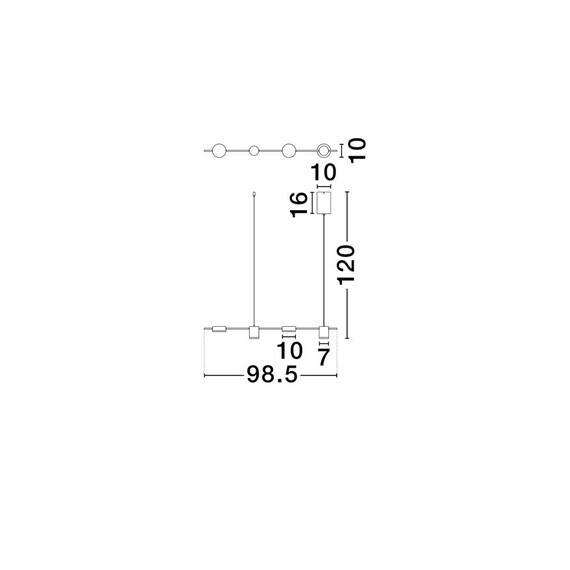 LED Полилей RIAZ 9130652 NovaLuce 20W CCT 2700-3000-4000K | Osvetlenieto.bg