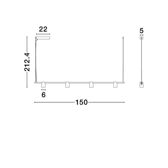 LED Полилей SIRMOS 9088131 NovaLuce 30W 3000K | Osvetlenieto.bg