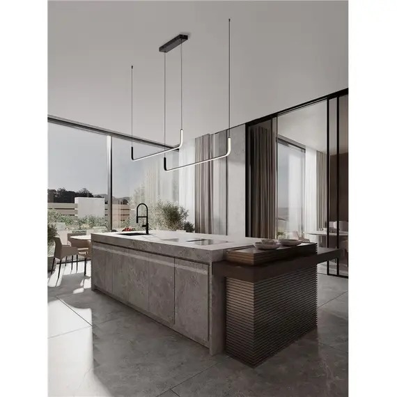 LED Полилей STRITA 9001103 NovaLuce 42W 3200K Triac Dimmable | Osvetlenieto.bg