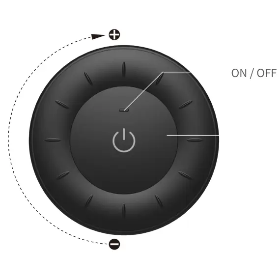 MiBoxer Дистанционно черно K3S-B MONO 1 зона 2.4GHz RF | Osvetlenieto.bg