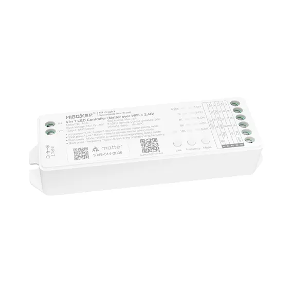 MiBoxer LED контролер ML5 Matter Over WiFi+2.4GHz 12-48V 15A | Osvetlenieto.bg