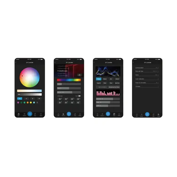 MiBoxer LED контролер за дигитална LED лента SPIW5 MONO/CCT/RGB/RGBW WiFi+2.4GHz | Osvetlenieto.bg