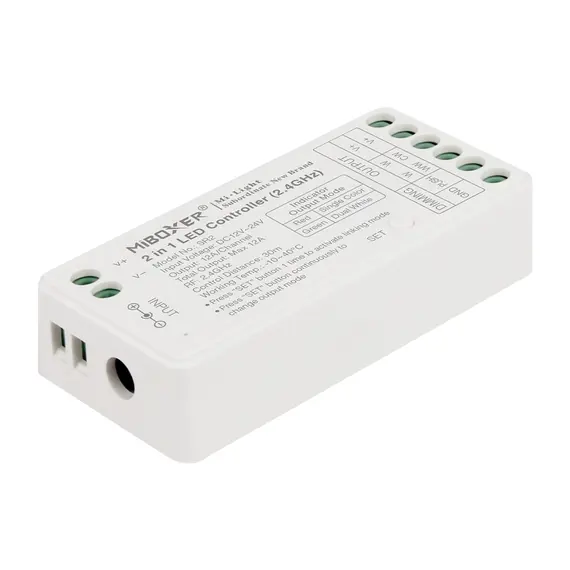 MiBoxer SR2 LED димер/контролер 2в1 MONO/CCT  2.4GHz 12-24V 12A | Osvetlenieto.bg