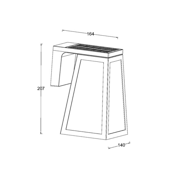 Соларен аплик FIA Lutec 1xE27 IP44 6990901012 | Osvetlenieto.bg