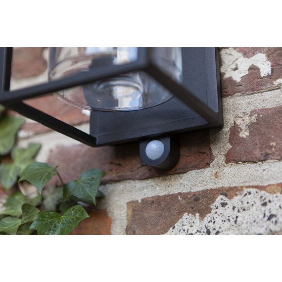 Соларна лампа за стена FLAIR PIR сензор Lutec 1xE27 IP44 6988804012 | Osvetlenieto.bg