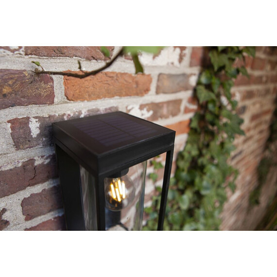 Соларна лампа за стена FLAIR PIR сензор Lutec 1xE27 IP44 6988804012 | Osvetlenieto.bg
