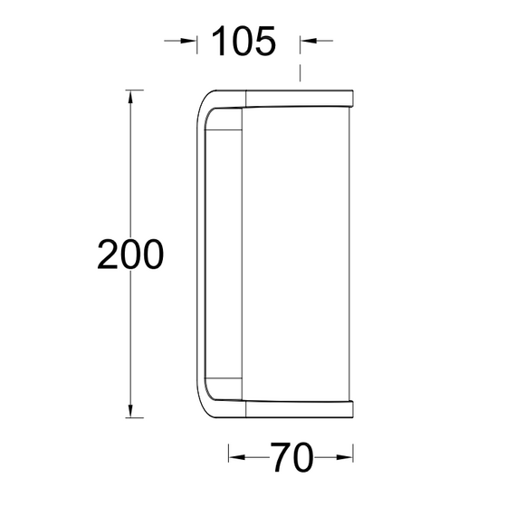 Фасаден аплик ADALYN Lutec LED 10.2W 3000K IP44 5193602118 | Osvetlenieto.bg