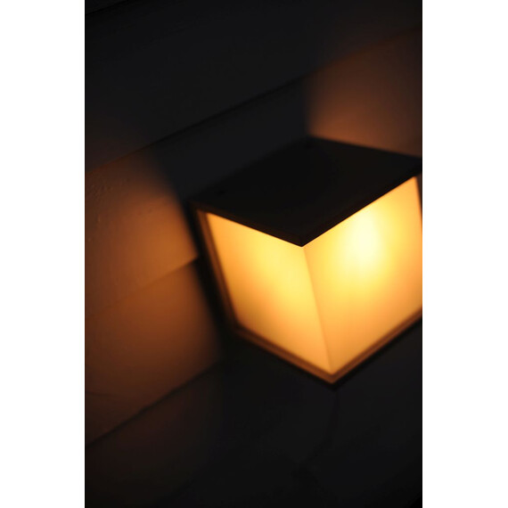 Фасаден аплик BOX CUBE Lutec 1xE27 IP44 5184601118 | Osvetlenieto.bg