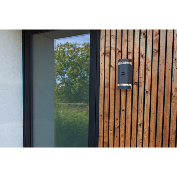 Фасаден аплик FOCUS PIR сензор Lutec 2xGU10 IP44 5604014118 | Osvetlenieto.bg