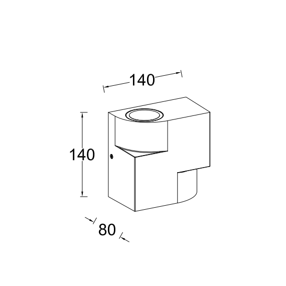 Фасаден аплик MARBO Lutec 2xGU10 IP44 5288001118 | Osvetlenieto.bg