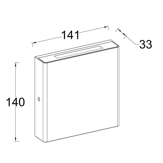 Фасаден аплик PILI Lutec LED 8.5W 4000K IP54 5102601125 | Osvetlenieto.bg