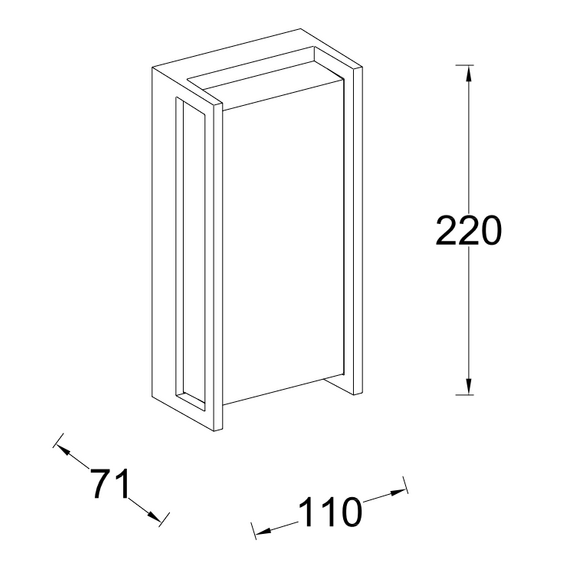 Фасаден аплик QUBO Lutec Connect RGB LED 16W IP54 5193004118 | Osvetlenieto.bg